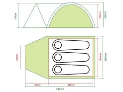 Coleman Darwin 3 Plus Koepeltent