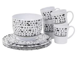 Obelink Camping Iconen 16-delig Serviesset