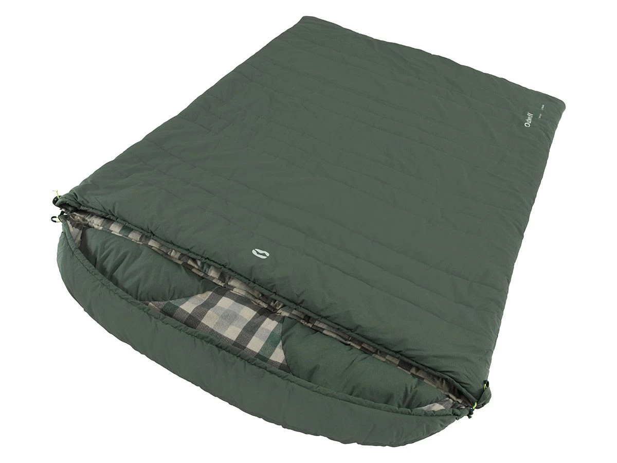 Outwell Camper Lux Double Forest Green Slaapzak - Afbeelding 2